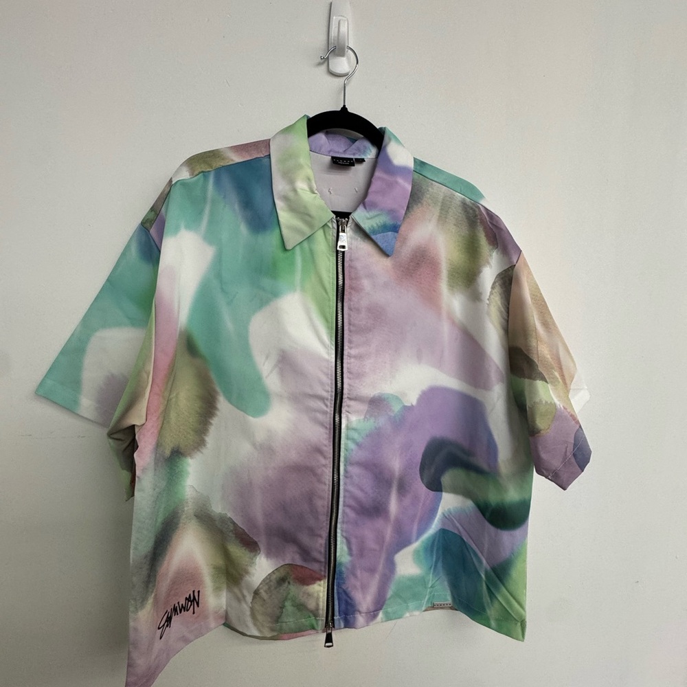 Colorful Abstract Men's Shirt